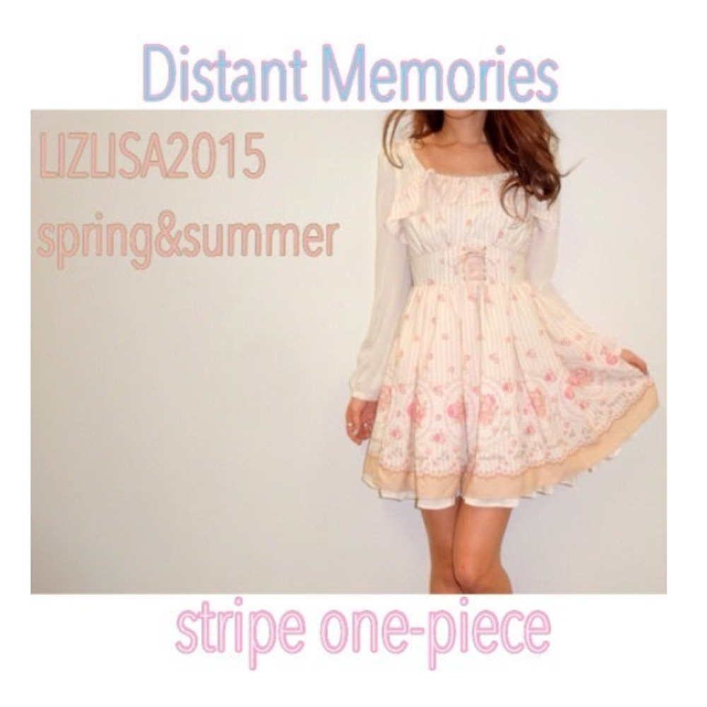 Liz Lisa Distant Memories Eiffel Tower OP Dress J Fashion Gyaru Lolita Japan - Picture 4 of 16
